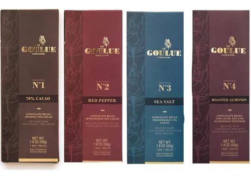 La Goulue Chocolate 4 Varietales Edicion Especial 50grs