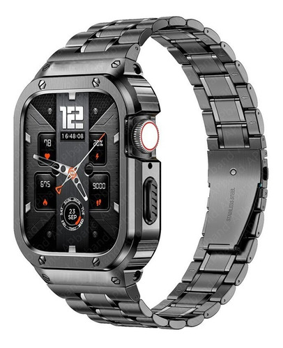 Correa De Acero+funda Para Apple Watch Series Ultra 8 7 Slim