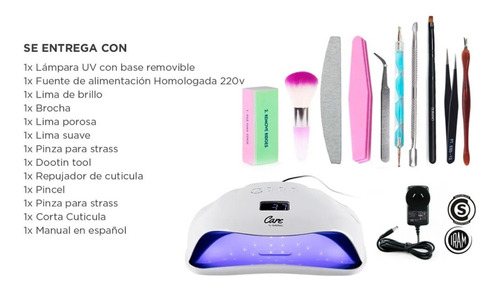 Imagen 4 de 10 de Cabina Para Uñas Gadnic Ledsun Plus Uv 72w Uso Profesional