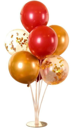 7 Soportes De Globos Decorativos De Diferentes Alturas