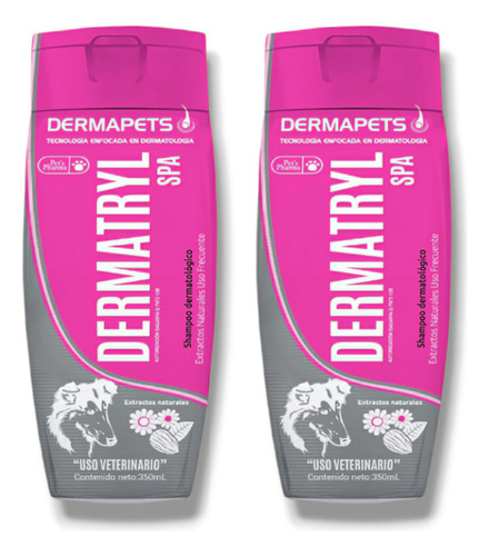 Kit De 2 Dermatryl Spa Shampoo * Orgánico Hipoalergénico * 