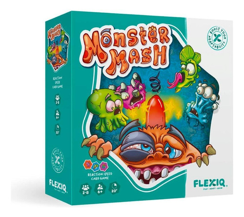 Juego De Mesa Monster Mash Flexiq Velocidad De Reaccion