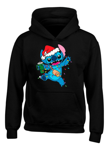 Hoodie Buzo Capota Stitch Navidad  Xgt Series Saco