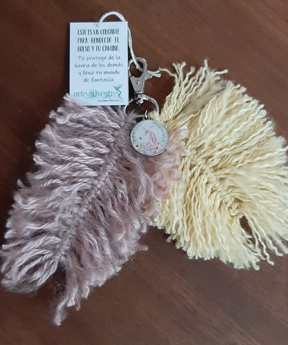 Imagen 3 de 3 de Llavero Y/o Protector Identificador De Bolso Unicornio
