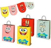 Comprar Kit Imprimible Bob Esponja (caras)  - Textos Editables