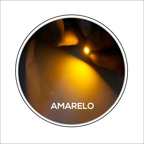 Led Botão Interruptor Chave Farol Milha Onix Prisma E Outros Amarelo