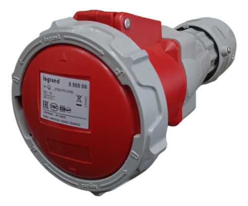 Toma Aérea 555508 Legrand 3p+t, 63a, 6h, 200-415v