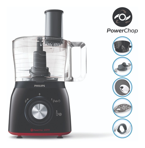Imagen 2 de 3 de Multiprocesadora Powerchop Philips 32 Funciones Hr7632/90