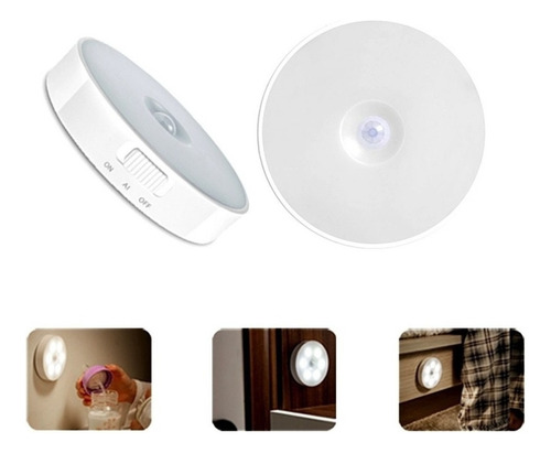 Luminária Lâmpada Led Sensor De Presença Acende Automatico