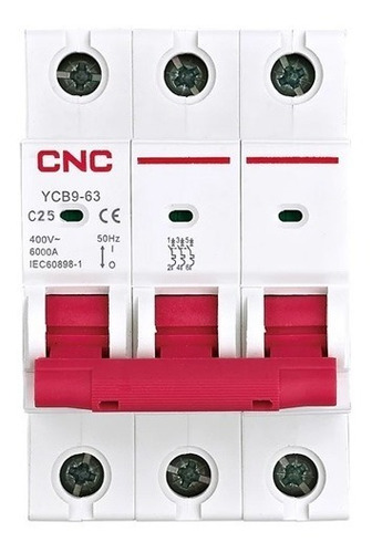 Automatico Trifasico 3x25amp 6ka Curva C Interruptor Control
