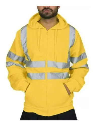 Chaqueta De Forro Polar Reflectante De Alta Visibilidad Para