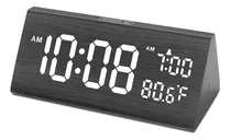 Comprar Relojes Despertadores Digital De Madera Para Dormitorio