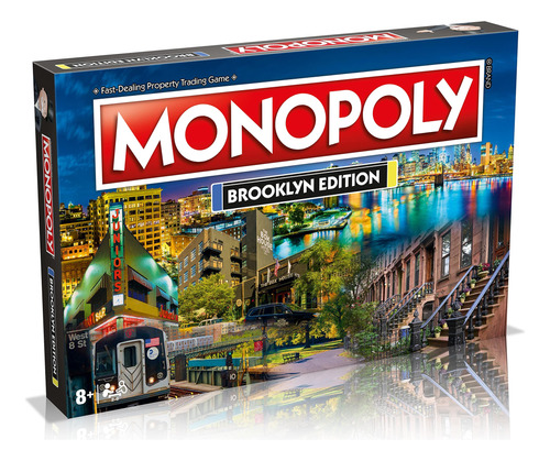 Brooklyn Monopoly Board Game Edition, Juego Familiar Para E.
