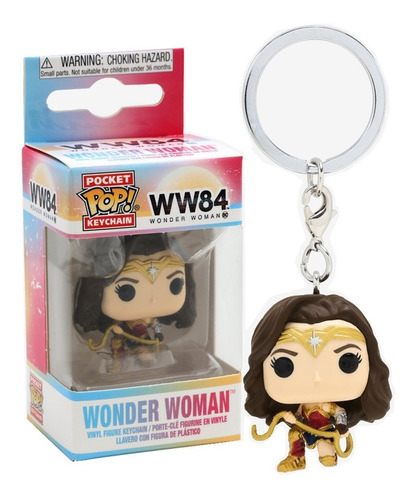 Wonder Woman Funko Pocket Pop Llavero Mujer Maravilla