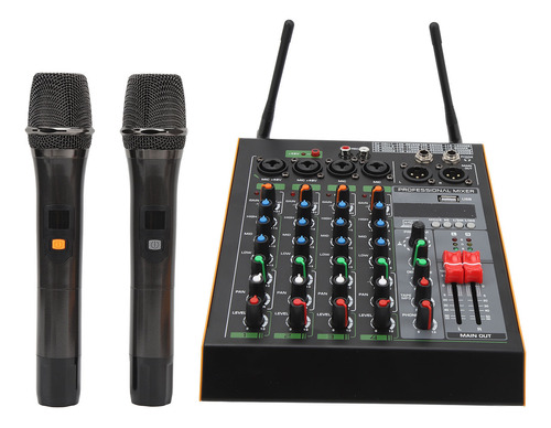 Mezclador De 4 Canales, Consola De Mezclas Sm4, Micrófonos I