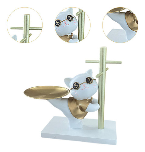 Bandeja De Almacenamiento Con Figura De, Decoración De Mesa