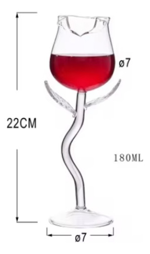 Copa Con Forma De Rosa