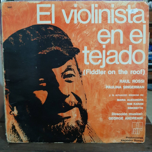 Vinilo Raul Rossi El Violinista En El Tejado Cl2
