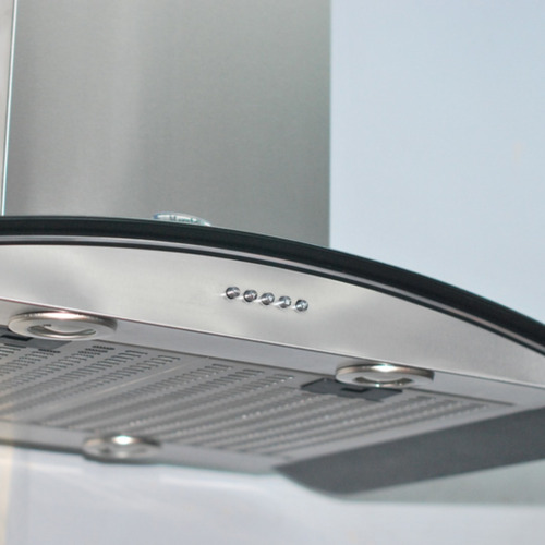 Campana De Cocina Maraldi Merlina Con Motor Y Vidrio 60 Cm
