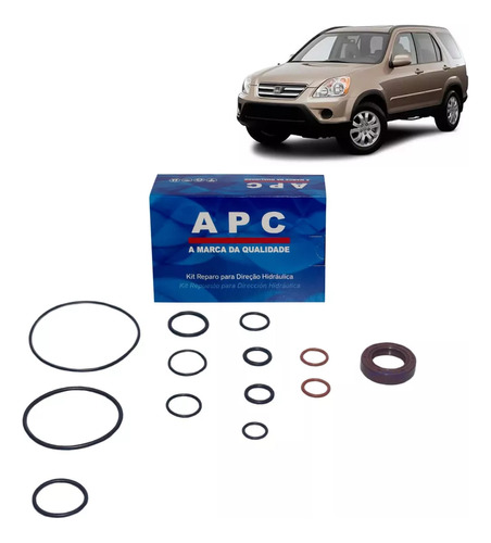 Kit Reparo Bomba Direção Hidráulica Cr-v 2.4 2002 2003 2004