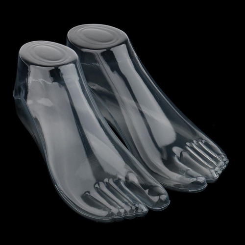 4x 1 Par De Manequins De Pé Para Sandálias, Sapatos,