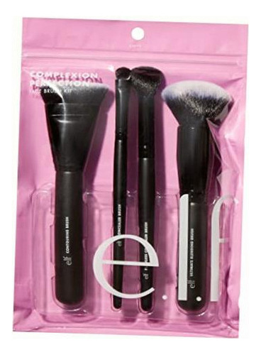 Elf Complexion Perfection Face Brush Kit De Brochas 4pz Negro