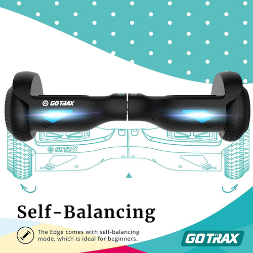Hoverboard Gotrax Con Ruedas Led De 6,5 Pulgadas Y Faros Del