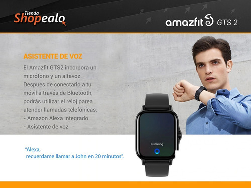 Imagen 7 de 9 de Smartwatch Xiaomi Amazfit Gts 2 Musica Llamadas Gps +cuotas