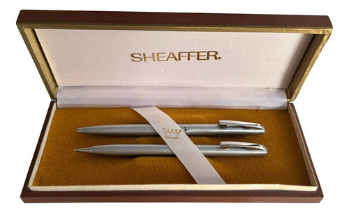 Sheaffer - Bolígrafo Y Lápiz Mecánico Caja Original-años 60