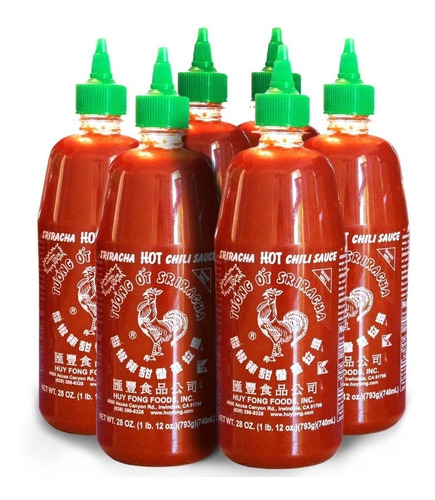 Salsa Sriracha Caja Con 12 Piezas De 793g    ¨envió Gratis¨
