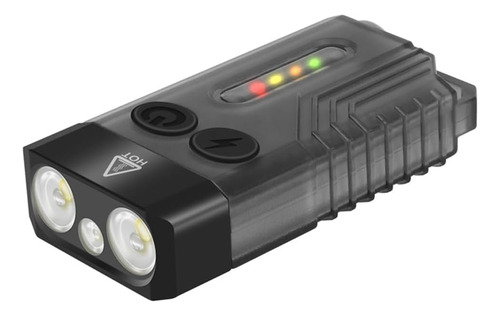 Abusvex Mini Linterna Edc De 1000 Lúmenes Recargable, Luz Uv