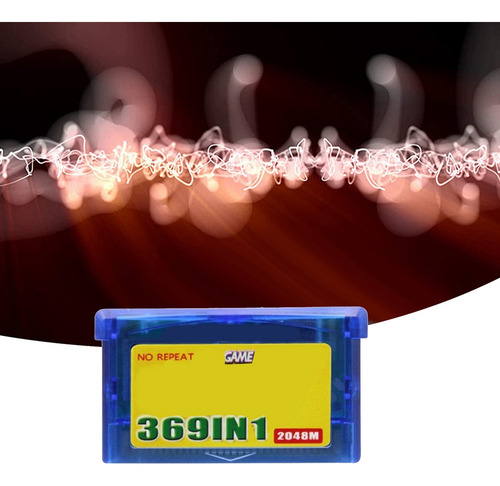 Cartucho De Juego 369 En 1 Para Game Boy Advance Video Game