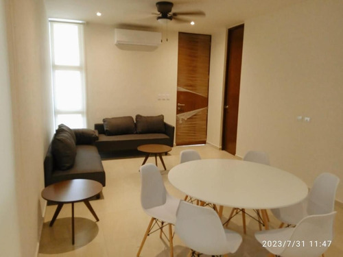 Departamento(1r) Amueblado En Renta En Solenia, Temozón