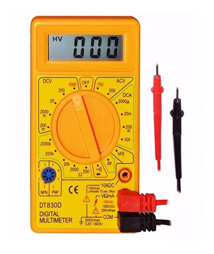 Tester Multimetro Digital Dt-830d Noga Con Buzzer Dale Click