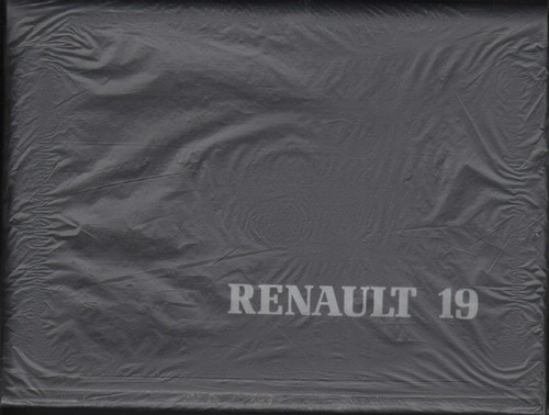 Manual Del Renault 19 Forro Estuche Original