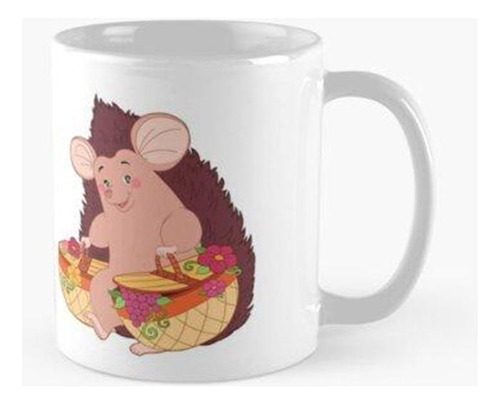 Taza Lindo Animal Erizo Con Taza De Té Calidad Premium