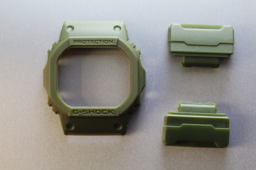 Bisel Y Adaptador A Nato Verde Para Casio G Shock Dw5600 (Usado)