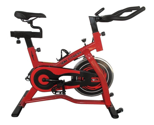 Bicicleta fija plegable SBK CM-123D para spinning color rojo