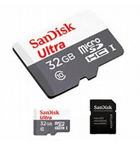 Cartão De Memoria 32gb Micro Sd Cl10 80mb/s Sdsqunc Sandisk