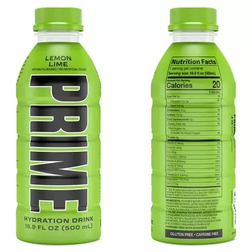 Prime Bebida Hidratante De 500 Ml Lemon Lime