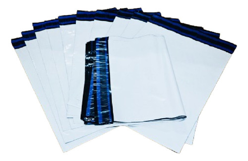 100 Envelope De Segurança 19x25 Branco Material Resistente