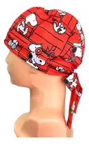 Comprar Gorro Médico Quirúrgico Repelente Unisex, Snoppy Casita Negro