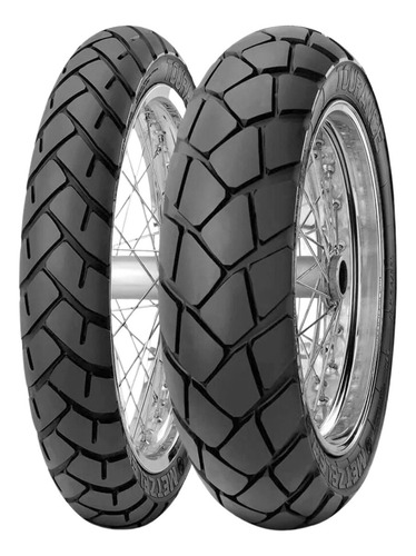 Par Pneu Tourance Metzeler 90/90-19 + 130/80-17 Moto