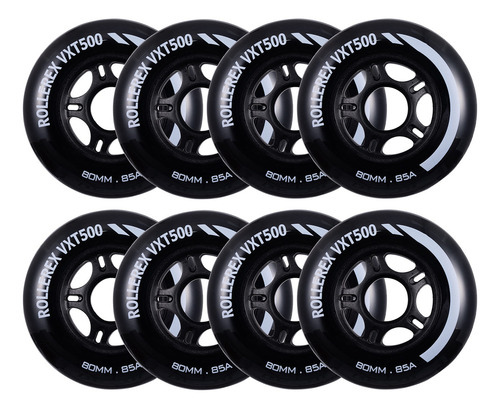 Rollerex Vxt500 - Ruedas De Patinaje En Línea (8 Unidades)
