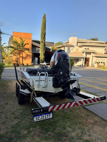 Lancha De Pesca Orion 175 Com Motor Evinrude Etec 115