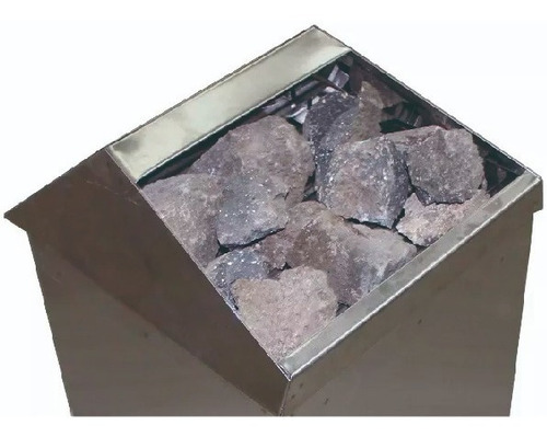 Piedra Volcánica Para Sauna Parrilla Hogar Resiste Fuegox1kg