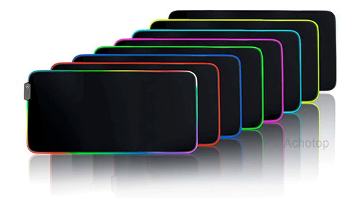Mouse Pad Gamer Alfrombilla Gaming Luces Led Rgb Usb 80x30