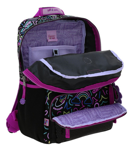 Mochila Escolar Grande Chenson Happy Girl Nion Hg70496-3