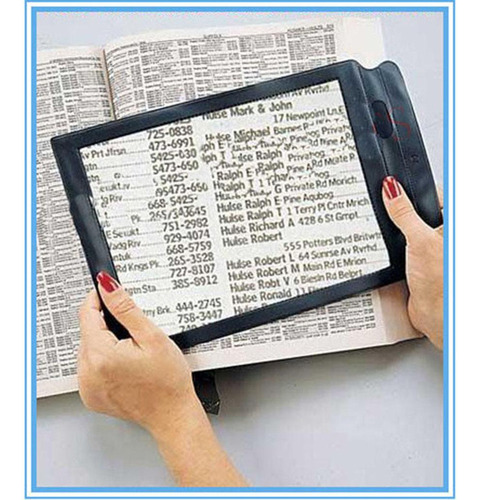 As Lupa De Leitura De Página Inteira Tripla Reutilizável
