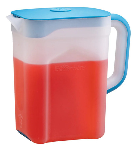 Jarra Para Agua Plástico 4 Litros Con Tapa Betterware Translúcido